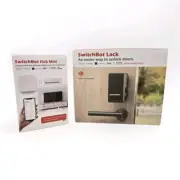 SwitchBot Smart Lock Bluetooth Electronic Deadbolt Keyless Door Lock W/ Hub Mini