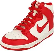 [Nike] Big Kid's Dunk High White/University Red (DB2179 106)