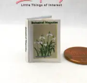 THE BOTANICAL MAGAZINE Miniature 1:12 Scale Readable Illustrated Book