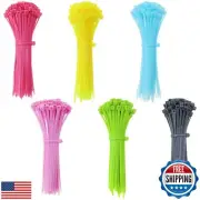 Mini Skater 4 Inch 600Pcs Light Colored Zip Ties Multi-Purpose Self-Locking N