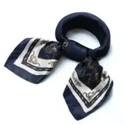 Womens 23.6 inch Satin Silk Feeling Formal Square Neck Scarf Head Hair Wraps ...