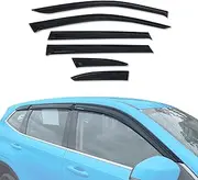 AUSGO Weathershields Compatible with Haval H6 B01 Series 2021-Onwards, Luxury Weather Shields Window Visors Wind Deflectors Sun Rain Guard 6PCS Set