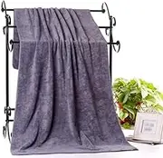 Bath Sheets Luxury ，Bath Towels Extra Large，70x140/120x200/150x200cm Sauna Shower Towels,Super Soft Absobent Microfiber Shower Towels (Color : B, Size : 150x200cm/59x78.7in)