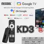 路易嚴選｜米酷KD3 電視棒 GOOGLE TV MECOOL 安卓TV 電視盒 智能電視棒 安卓11