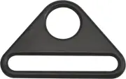 Zinc Alloy Black Triangle Buckle Triangle Adjuster Ring Size Optional