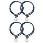 Curtain Tieback, 4 Pack Polyester Hand Woven Rope Curtain Holdback Blue