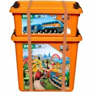BRIO World Train Set - Action Tunnel Deluxe Set - Smart Tech Sound