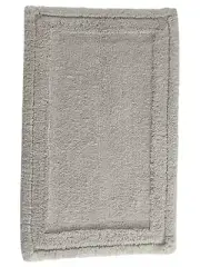 Lauren Conrad Organic Cotton Plush Light Gray Bath Rug 17x24