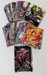 2007 MARVEL MASTERPIECES Complete Set 1-90 Skybox NM Spider-Man