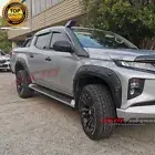 Black Fender Flares Wheel Arch Pocket Style Suit Mitsubishi Triton MR 2018-2023