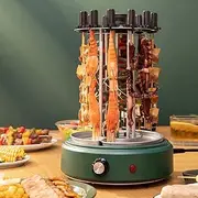 Electric Smokeless Portable Barbecue, 360 ° Automatic Rotation Indoor Barbecue, Suitable for Outdoor Gardens and Families