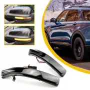 2X Dynamic LED Smoke Mirror Side Turn Light For Signal Ford EcoSport 2013-2018 (for: Ford)