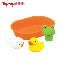 在飛比找momo購物網優惠-【Toyroyal 樂雅】歡樂洗澡組-橙