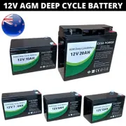 12V AGM Deep Cycle Battery SLA Sealed Solar Power Bike 7Ah 9Ah 12Ah 15Ah 20Ah