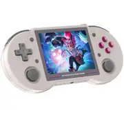 ANBERNIC RG353PS Game Console, 64GB TF Card, 16GB Linux, 1GB LPDDR4, HDMI Output - Grey
