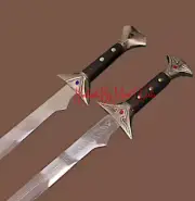 Twinkle and Icing Death Sword Pair Drizzt's Scimitar Sword, Cosplay Swords
