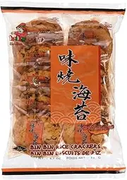 Bin Bin Spicy Seaweed Rice Crackers, 135 g