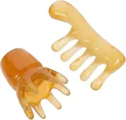 BAZEITFLOW 2Pcs Comb for Scalp Massage Lightweight Hair Massage Tool Portable for Relaxation and Smooth Hair for Family and Friends