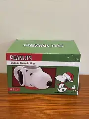 Peanuts Snoopy Sculpted Head Ceramic Mug Cup Coffee Tea Dog Beagle Gift Box R