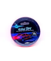 Easy DIY - Glow Tape - Reflective Tape Color Red, For Cars & More, 26 Ft Length