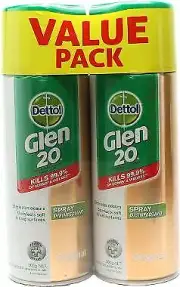 Glen 20 Original Spray Disinfectant 2 x 300g Value Pack