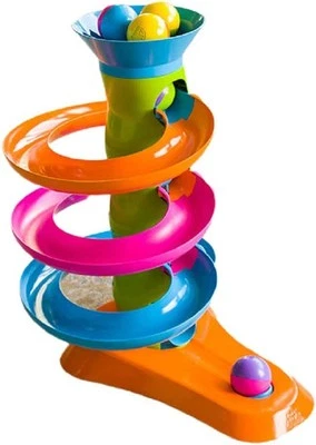 FAT BRAIN TOYS - RollAgain Tower - Ball Run Toy (FA178-1)