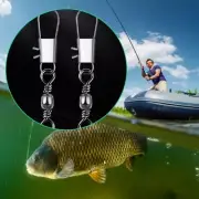 Fishing Barrels Swivels High Strength Rolling Round Bearing Connectors Clip