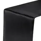 6 Pack Satin Table Runner, 12"x108" Smooth Silk Table Runner, Black