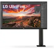 LG 27' IPS Ergo 4K (3840x2160) C-Clamp USB-C x1 ,HDR 400, VESA 100mm, Speakers Height Adjustable. 3 Years Limited
