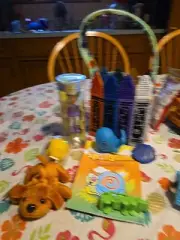 Crayons Tote Holder Plastic Canvas