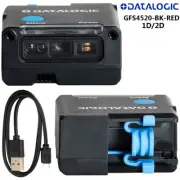 Datalogic 1D/2D Gryphon 4500 Fixed Series GFS4520-BK-RED Barcode Scanner USB Kit