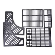 2Pcs Desk Magazine Organizer Office School Supplies Accessories Organizer 3 Layers File Tray Book Holder