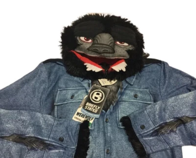 Wolf Werewolf Wolfman Dress Up Briefly Stated Union Suit 1 pc Costume MED 38/40
