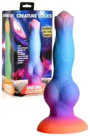 Creature Cocks Space Cock 8.5" Luminous Alien Canine Monster Dildo