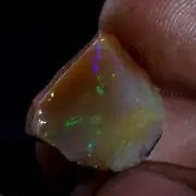 Multi Fire Opal Rough 08.60 Carat Natural Ethiopian Opal Raw Welo Opal Gemstone