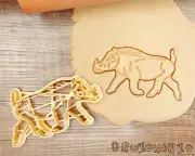 Warthog Pig Hog Boar Swine Side Africa Piggy Countryside Animation Cookie Cutter