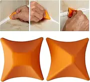 Silicone Seam Tool 2 Pieces,Caulk Finishing Tool,Multifunctional Caulking Finishing Tool Kit,Reusable Effective Caulking Applicator for Kitchen & Bathroom