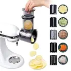 Slicer & Shredder Grater Attachment Compatible with KitchenAid Stand Mixer, 5...