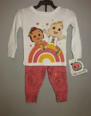 Infants CUTE 2pc CoComelon Pajama Set (Size 12 M) BRAND NEW W TAGS