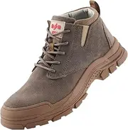 [AUXDIQ] Safety Shoes Steel Toe Cap Shoes for Men Lightweight Work Boots Non-Slip Industrial Construction Shoes