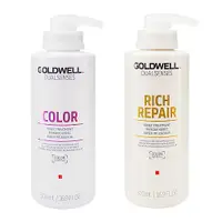 在飛比找蝦皮商城優惠-GOLDWELL 歌薇 光感／水感 60秒髮膜(500ml)