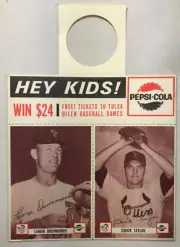 1963 Pepsi-Cola Tulsa Oilers Minor Baseball Team Lamar Drummonds Chuck Taylor