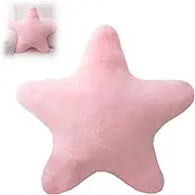 Star Children's Cushion, Soft Fluffy Star Shape Decorative Cushion, Cute Cushion Star Plush Cushion, Soft Cushion for Children's Room, Star Cushion for Girls and Boys Family Bedroom