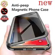 Phone Case For Samsung Galaxy S24 S23 S22 S21 S20 Ultra Plus FE Note 20 Ultra 10 Plus A71 A51 S25 Ultra Magnetic Adsorption Full Body Protective Anti peep Shoc
