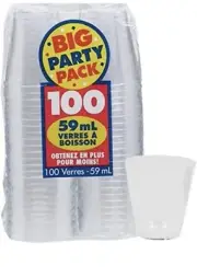 Big Party Pack Pearl Shots Cups 59ml 100count 2 Oz
