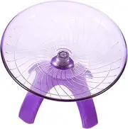 Abaodam Reusable Quiet Running Wheel for Hamsters Guinea Pigs Small Pets Smooth Edges Exercise Taro for Enhanced Strength Maintenance