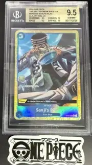 BGS 9.5 One Piece OP03-056 UC* Sanji's Pilaf Alt Art Foil - English-PRB01-Graded