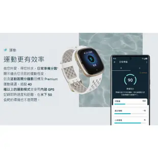 Fitbit Sense 2 健康智慧手錶 (月光白/迷霧藍/石墨黑) 【送FITBIT 帆布袋】