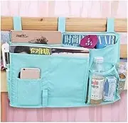 Hanging Storage Organiser Bag，Bedside Hanging Pocket Organiser Bedside Caddy,Bedroom Dorm Room Classroom Storage Bedside Storage Book TV Remote Mobile Bunk Bed Cad (Color : B, Size : 1PCS)