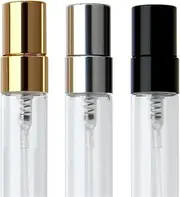 100PCS/Lot 2ml/3ml/5ml/10ml Refillable Perfume Bottle Empty Spray Bottle Atomizer Perfume Bottles(Mix color,CLEAR GLASS_5ML)